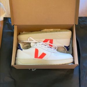 NWT Veja orange and blue sneakers